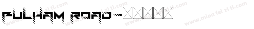 fulham road字体转换